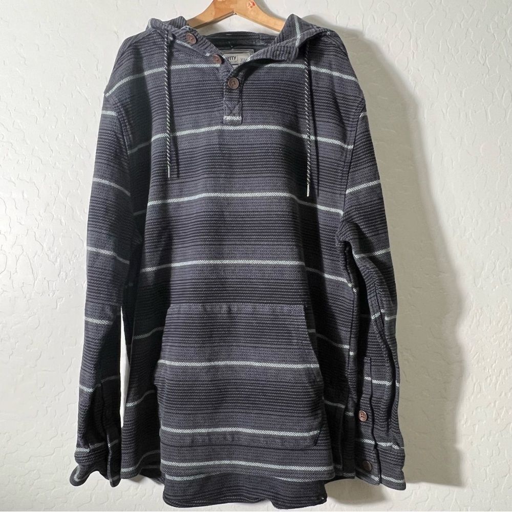 Jetty Marine Supply Quinton heavy cotton twill Baja blanket nautical hoodie XL